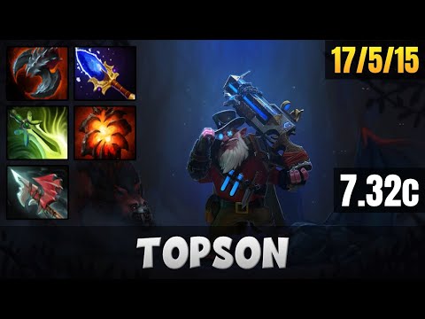 TOPSON Sniper MID LANE Gameplay WITH 17 KILLS | Dota 2 Full Game
