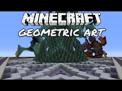Minecraft Creative Inspiration: Geometric Art