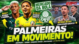 🚨 PALMEIRAS NÃO PARA! Atualizações quentes e mercado da bola do Verdão!
