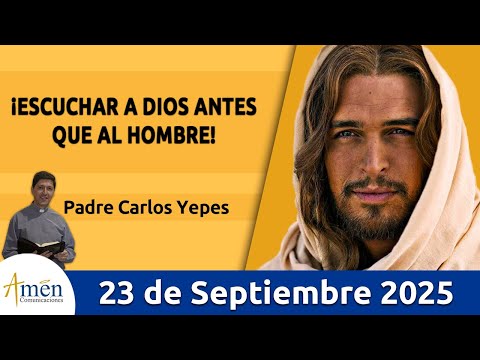 Evangelio De Hoy Martes 23 Septiembre 2025 #PadreCarlosYepes l San  Lucas 8, 19-21 | Escuchar a Dios