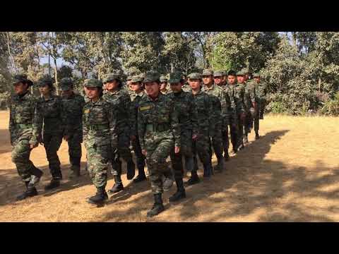 SVI Senior Division of NCC cadet on Training at school Ground