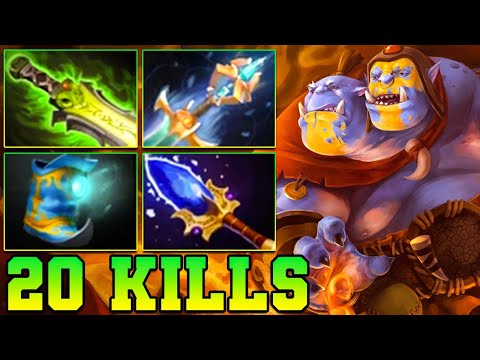 20 Kills Ogre Magi Dota 2 SafeLane Beast - Best Ogre Magi Dota 2 Gameplay Guide Build 7.39