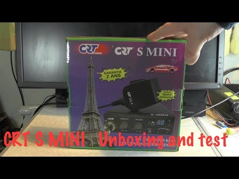 CRT s mini unboxing and test