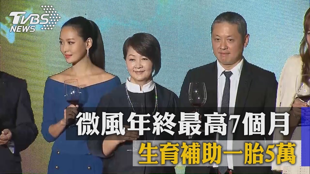 微風年終最高7個月　生育補助一胎5萬