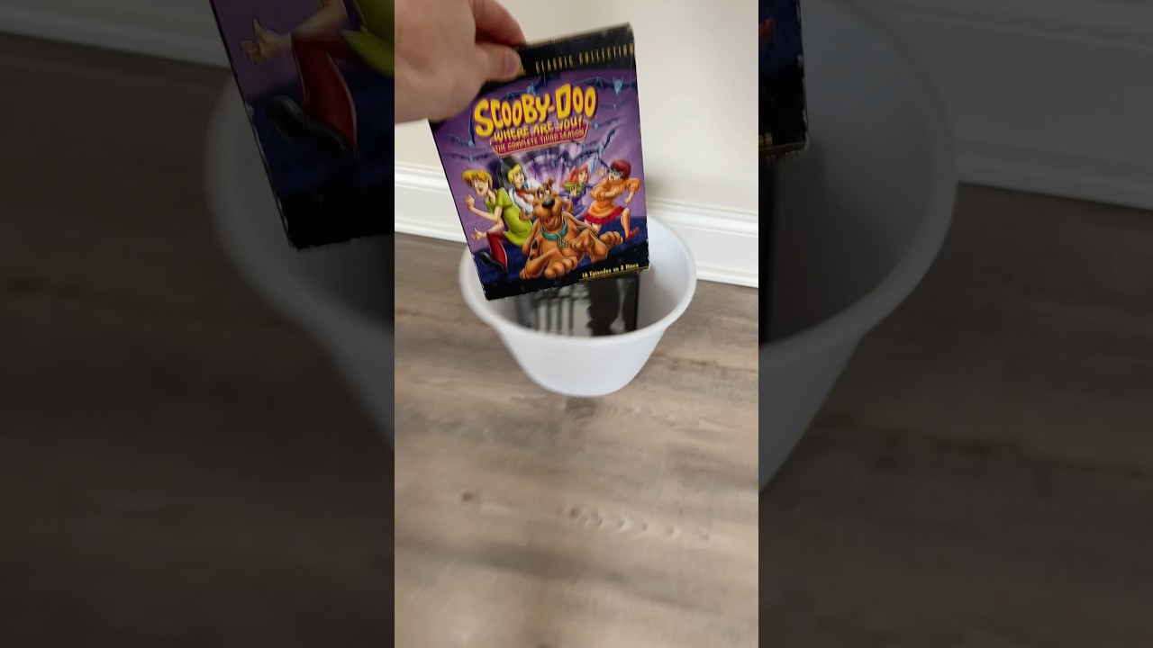 Why I throw away my DVD cases...