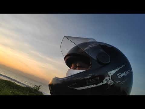 Bhimili beach morning sunset