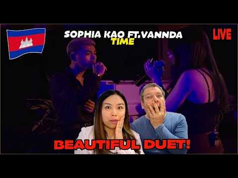 SOPHIA KAO - TIME FT. VANNDA | LIVE AT ASEAN MUSIC SHOWCASE 2021 |Couple REACTION!