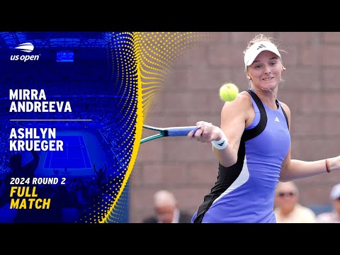 Mirra Andreeva vs. Ashlyn Krueger Full Match | 2024 US Open Round 2