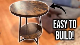 Tribesigns 2-Tier Round End Table | Step-by-Step Assembly Guide