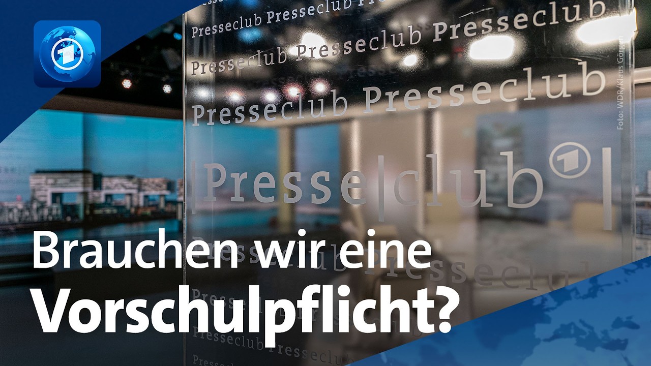 Presseclub live: Mehr Lernen, weniger Spielen – Brauchen wir eine Vorschulpflicht?