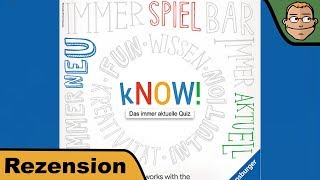 kNOW! - Das immer aktuelle Quiz - Brettspiel - Review