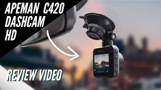 Apeman C420 Dash Cam | Review and Installation