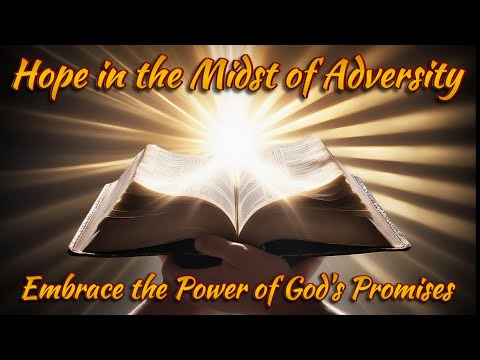 "Hope in the Midst of Adversity: Embrace the Power of God's Promises"