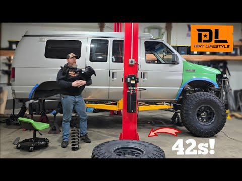 Mission Alaska Offroad Van Build Series Episode 4. Rock Crawling 4 link Suspension 
