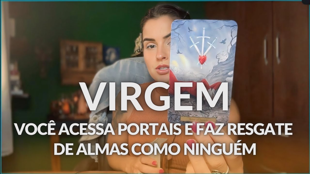 VIRGEM ♍️: VOCÊ ESTÁ SE SENDO CONSUMIDO ENERGETICAMENTE! VAI CHEGAR UMA AJUDA ESPIRITUAL EM BREVE.