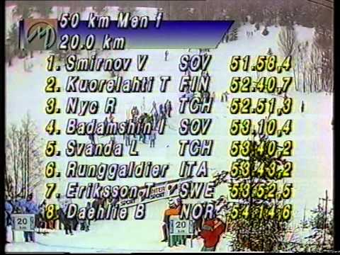 Skid-VM 1989 - Lahti - 50 km (1 av 3)