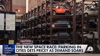 Parking at a premium in New York City as demand soars, along with prices