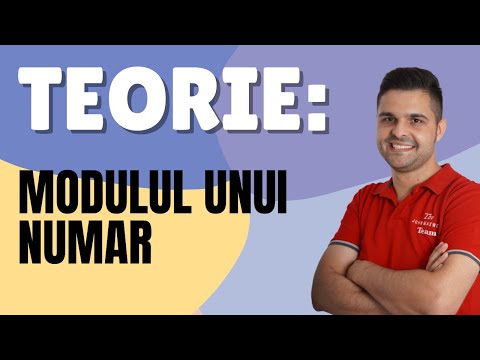 Teorie: Modulul unui numar (valoarea absoluta). Ce este si cum se calculeaza