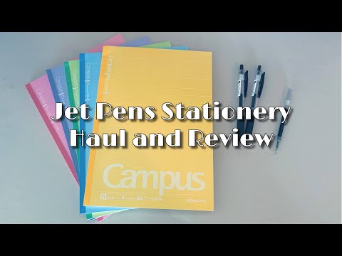 Jet Pens Stationery Haul and Review
