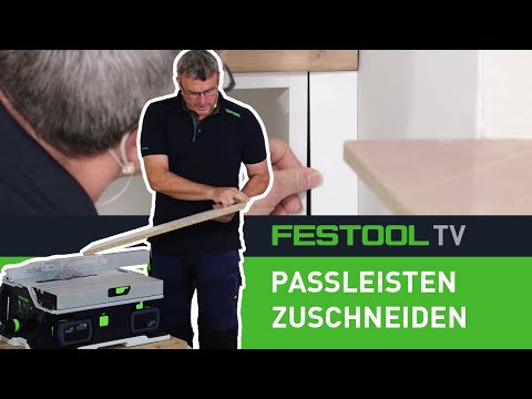 Cutting fitting strips with the cordless Systainer saw (Festool TV episode 247)