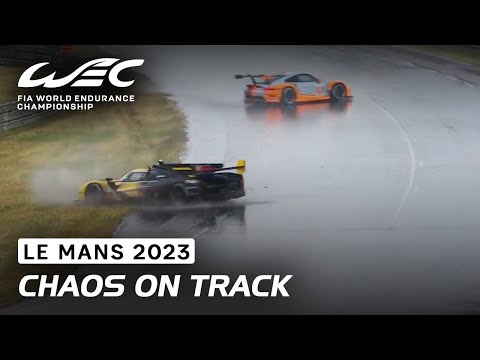 雨が降ってきたWEC 第4戦 ル・マン24時間レース動画
