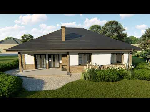 Z10 - Gotowy projekt domu parterowego we współczesnym stylu do 134 m2