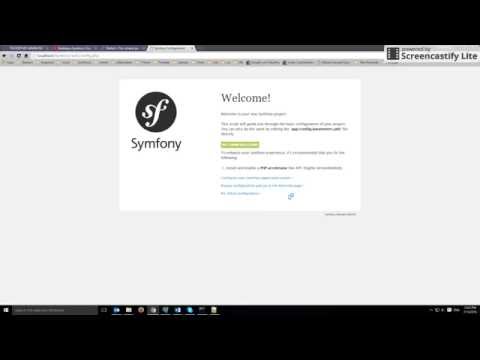 Learn Symfony - Tutorial 1 : Simple Process to configure symfonyApplication