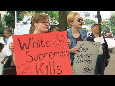 Outrage in the aftermath of a weekend of violence in Virginia