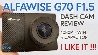 Alfawise G70 F1.5 Full HD 1080p Dash Cam [FULL REVIEW - 2019]