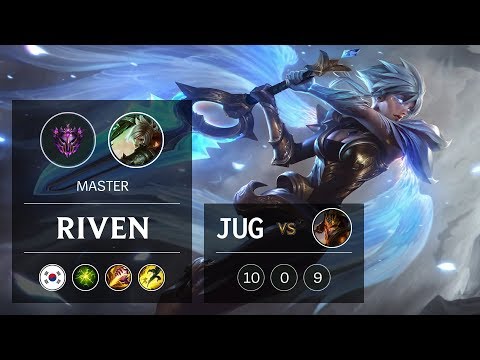 Riven Jungle vs Jarvan IV - KR Master Patch 9.6