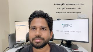 Implement the most simple gRPC client - server using java, spring and maven