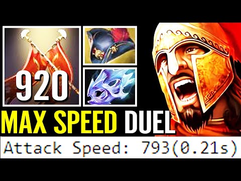 WTF ~1000Dmg Duel MAX AS!!? Legion Commander PIRATE HAT + MOONSHARD 100% Imba Carry Build Dota 2 Pro