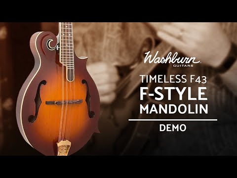Washburn TCMF43SWK-LTD Timeless Collection Limited Edition F-Style Mandolin w/Hardshell Case image 11
