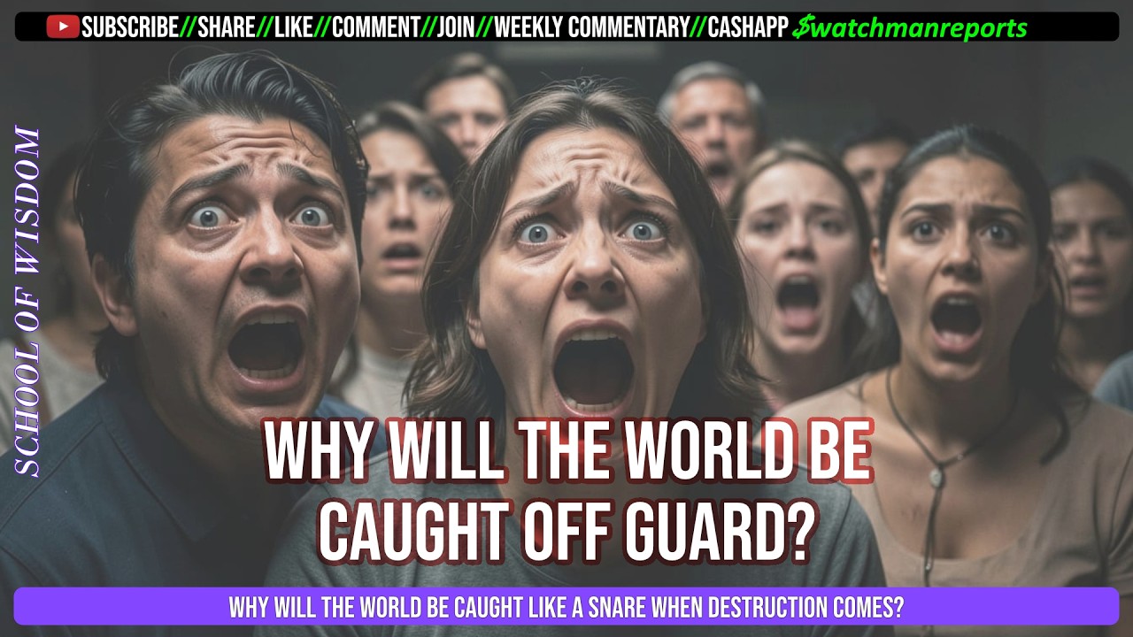 Why will the world be caught like a snare when destruction comes?