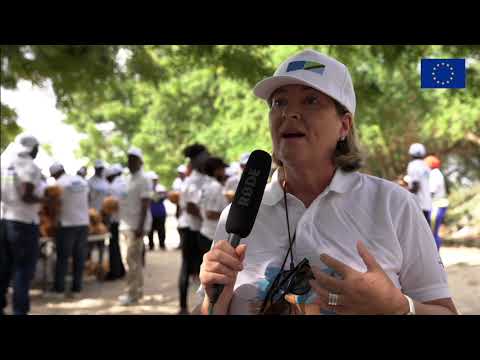 #EUBeachCleanup Day in Tanzania - Ambassador Mary O'Neill