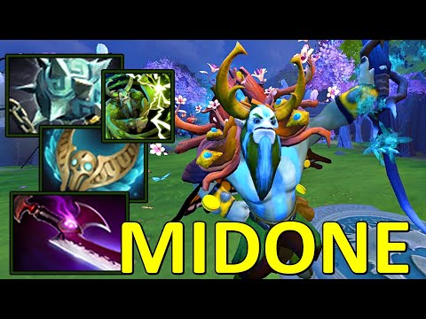 SMG.MIDONE NATURE'S PROPHET WITH SILVER EDGE AND GLEIPNIR | DOTA 2 7.32 GAMEPLAY