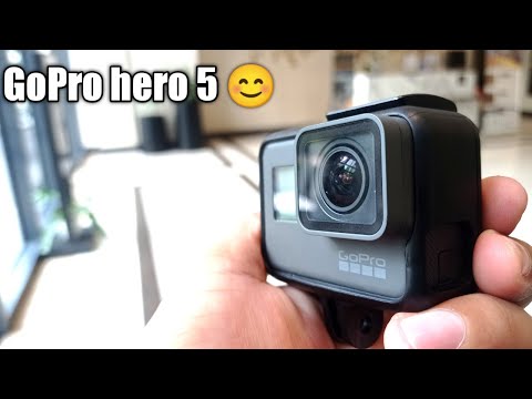 2nd hand  GoPro hero 5 superview stabilize on. first try no adapter no mic.