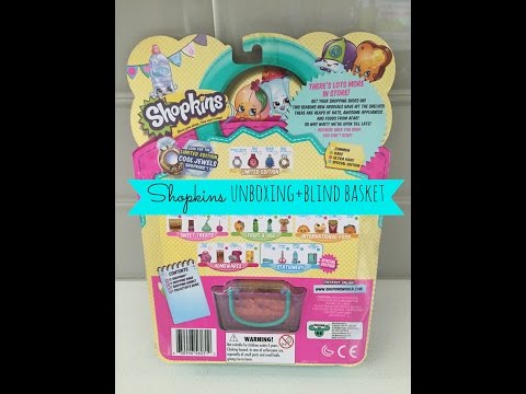 Shopkins Season 3 Unboxing-PLUS Mystery Blind Basket Video