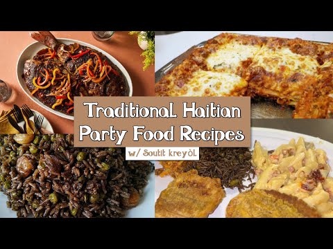 🔥🔥🔥 TRADITIONAL HAITIAN PARTY FOOD RECIPES! | Let's Cook!