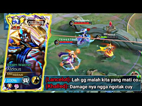 ALDOUS GW NGAMUK !!! MUSUH KAGET LIAT DAMAGE NYA -MLBB
