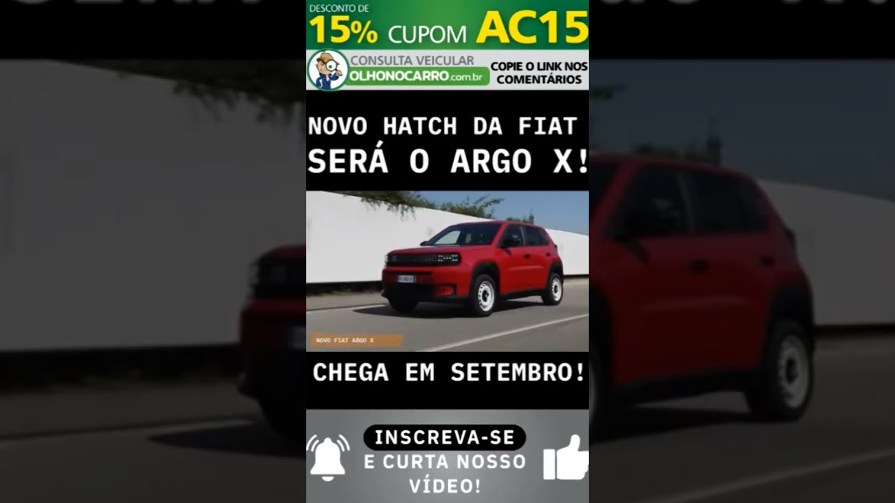 Novo Fiat é o Argo X!