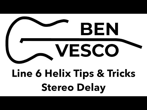 Line 6 Helix Tips: Stereo Delay Settings