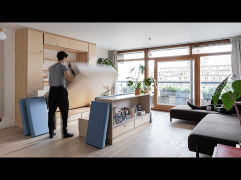 Ingenious Space-Saving Furniture & Fantastic Hidden Rooms – Hacks You’ll Love!