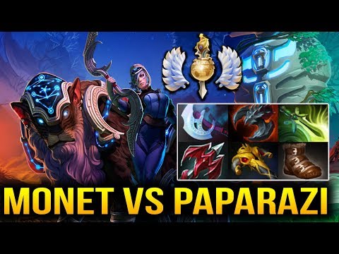 Monet [Luna] VS Paparazi [Morphling] Top 1 China Dota 2 7.07c