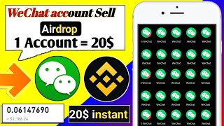20$ instant 🔥 #WeChat_account_Sell || WeChat Account buy Sell || WeChat Unlimited account Trick 🔥
