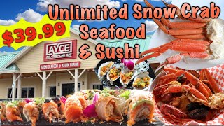 UNLIMITED SNOW CRAB, Seafood Boil and Sushi at AYCE Sushi & Asian Fusion Las Vegas