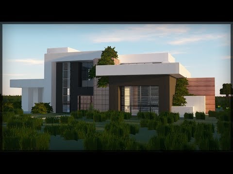 ✔ BUILDING MINECRAFT MODERN HOUSE! - Realistic RayTracing 2021 GRAPHICS!