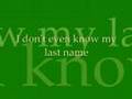 Last Name by Carrie Underwood w/ lyrics