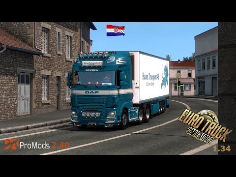 ETS2 1.34 I My Trucking Diary - Episode #122 I Rijeka to Zagreb I Promods 2.40