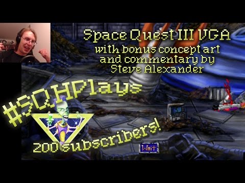 200 SUBSCRIBERS!!! | Space Quest III VGA remake w/bonus concept art